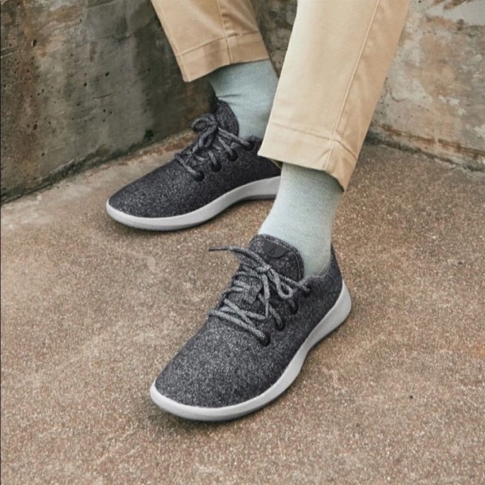 Allbirds Men's Wool Runners Size 9 In Natural Gray